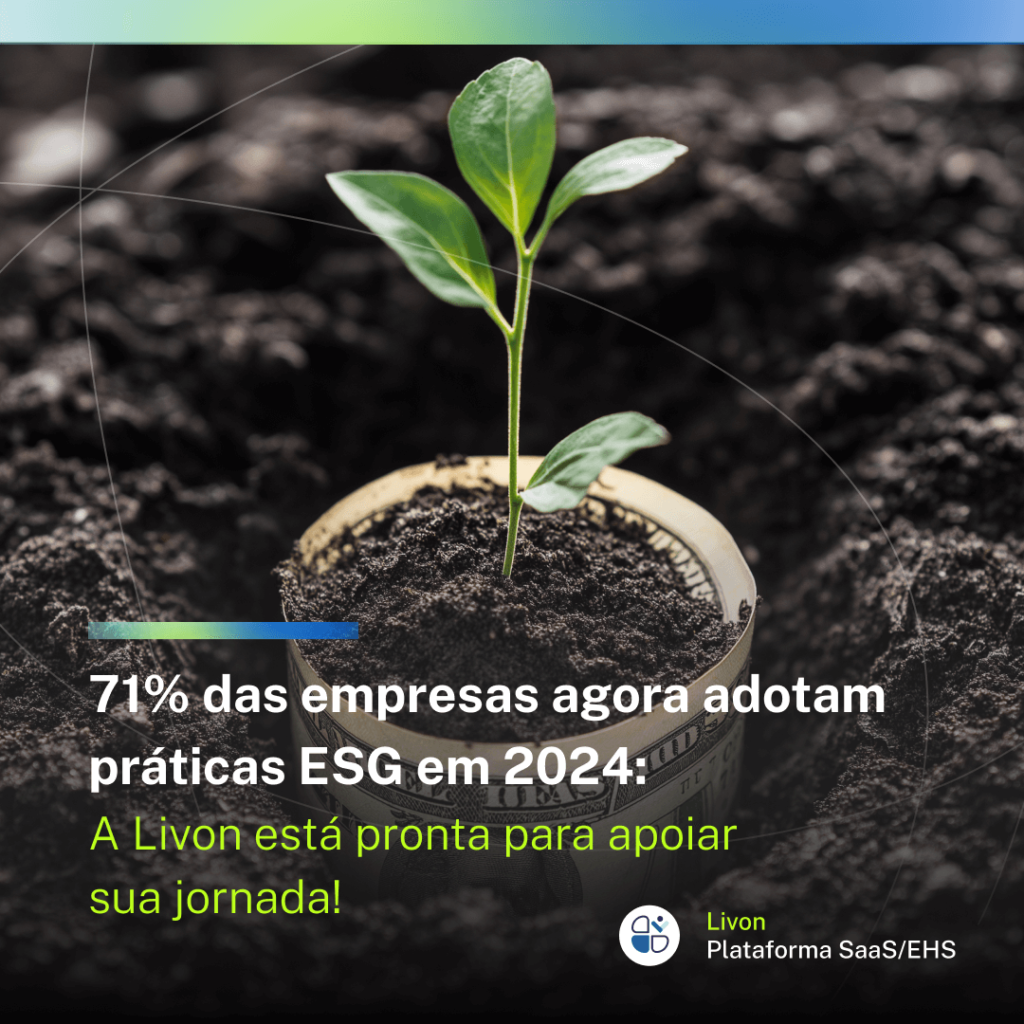 aumento do cuidado com ESG